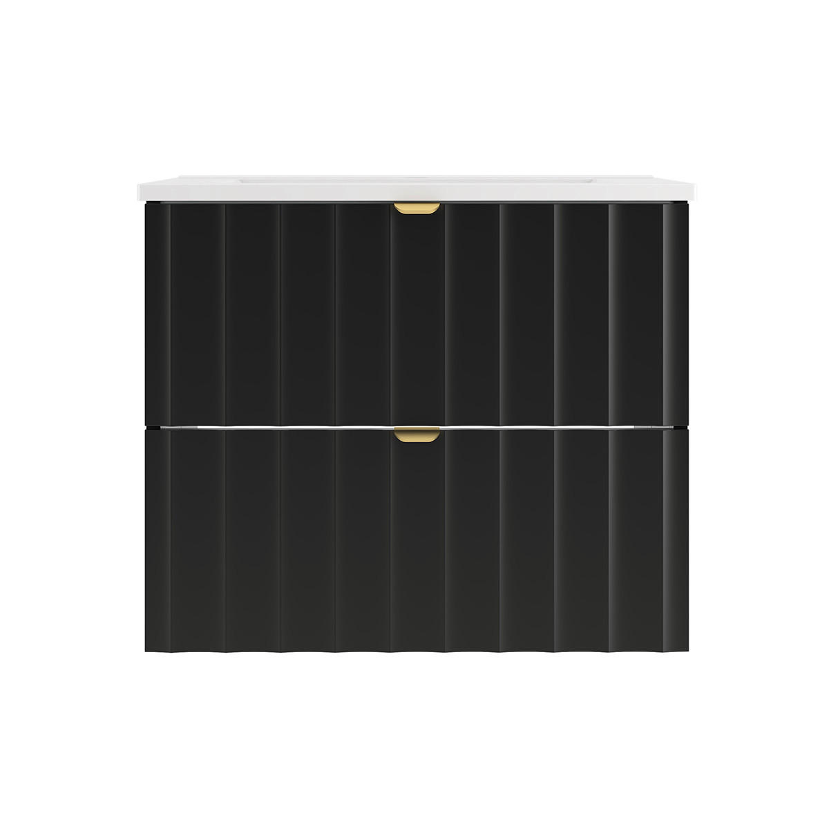 WASCHTISCH 60cm Lexa Schwarz - Schwarz, Holzwerkstoff (60/50/45.8cm) - Petits-meubles