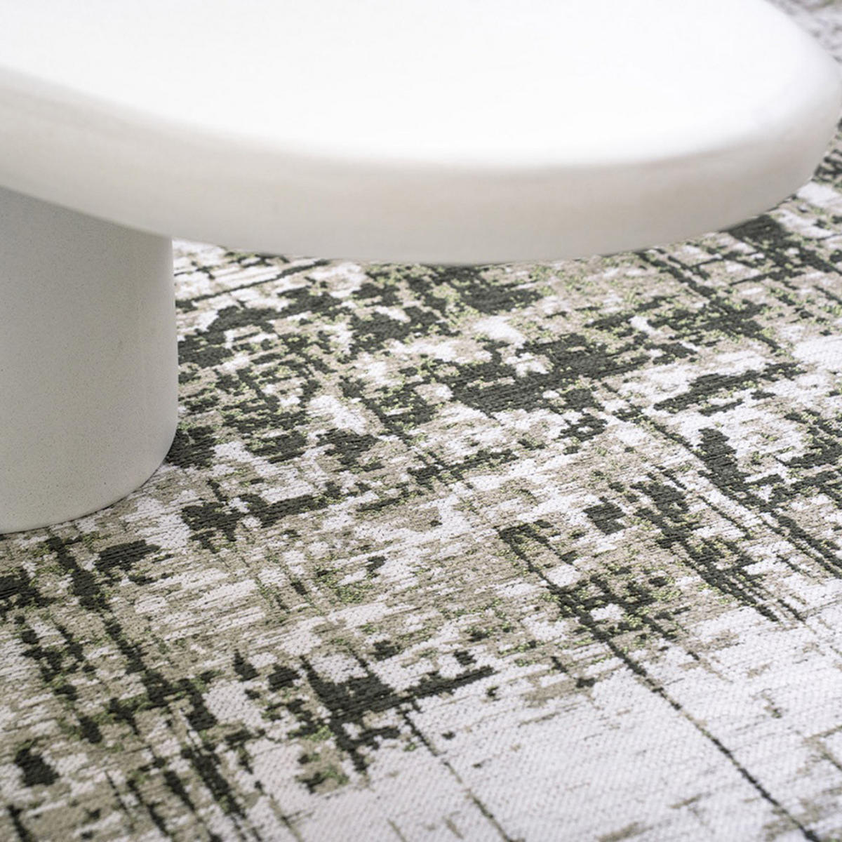 TEPPICH Central Green Mad Men Griff 200/280 cm - Grün, Kunststoff/Textil (200/280cm) - Louis De Poortere