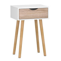 BEISTELLTISCH Östersund - Eichefarben/Naturfarben, Holz/Holzwerkstoff (30/40/60cm) - [en.casa]