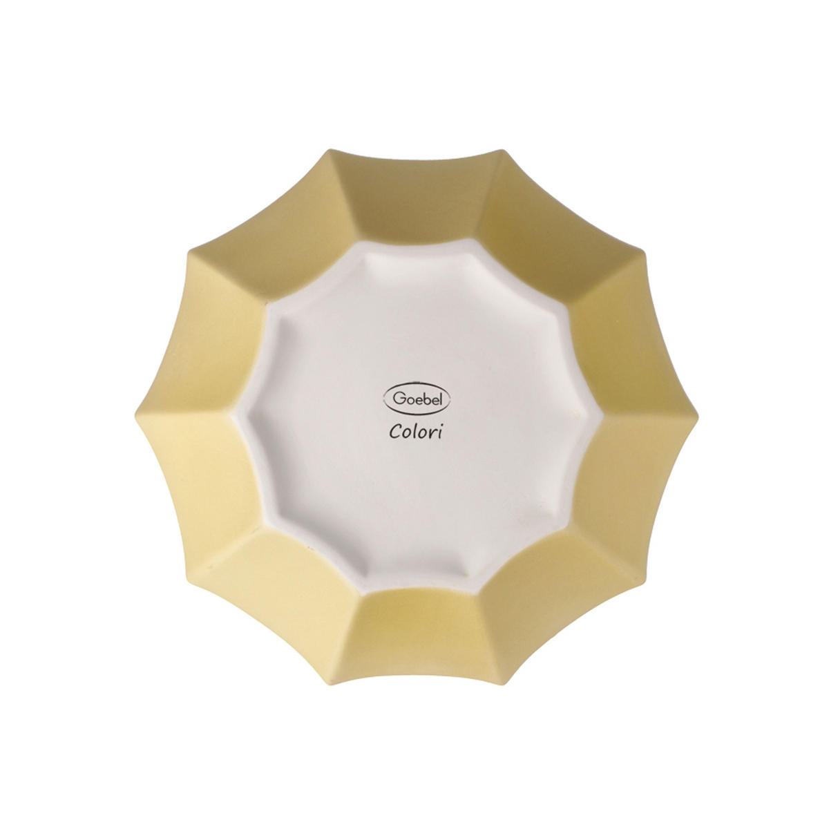 VASE Concave Colori champagner 22,5 cm - Champagner, Keramik (22.5cm) - Goebel