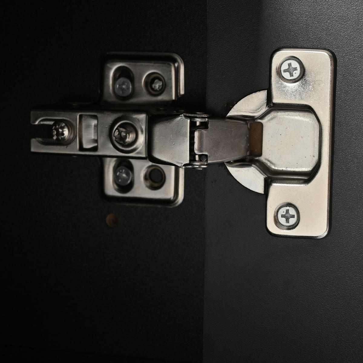 TV-SCHRANK Schwarz 190/38/48 cm Goldbeine - Schwarz, Karton (38/48/190cm) - PANGIVO