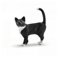 TIERFIGUR 13770 Stehende Katze - Beige, Kunststoff (6/6/2cm) - Schleich