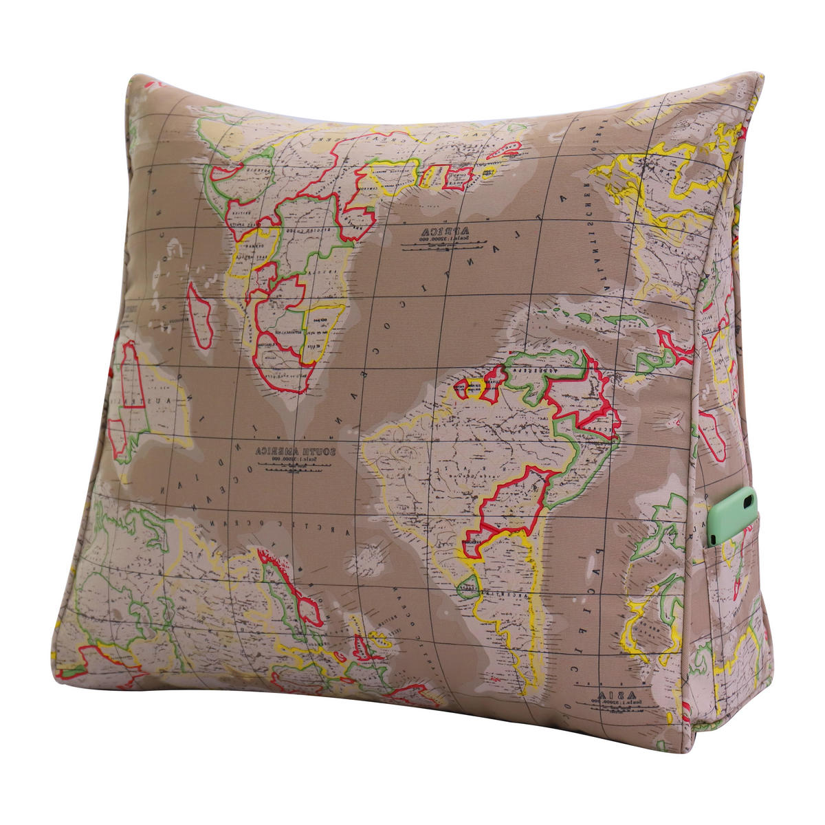 RÜCKENKISSEN zum Lesen Braun 60 cm - Braun, Textil (50/60cm) - Vercart
