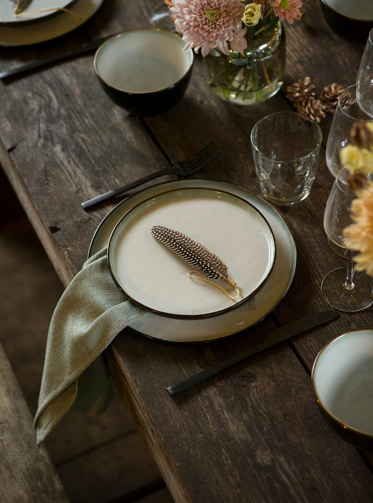 GESCHIRRSET12-TEILIG GESCHIRRSETPlato Mat 12-teilig - Weiß, Keramik (2/2/1cm) - Cosy & Trendy