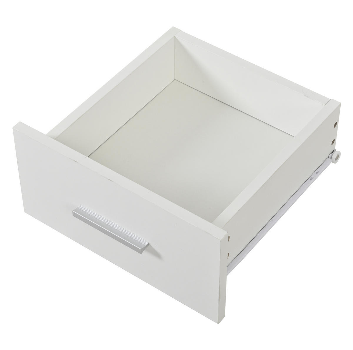 SIDEBOARD aus Spanplatte 160x40x75 cm Weiß mit LED-Beleuchtung, 3 Schubladen und 14 Fächern - Weiß, Holzwerkstoff (160/75/40cm) - IVMEU