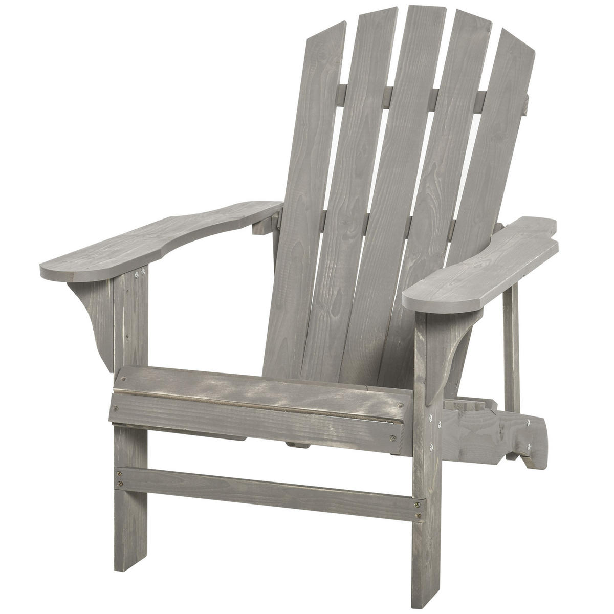 GARTENSTUHL DE-17753 Grau - Grau, Holz (89/88/78cm) - ComfortXL