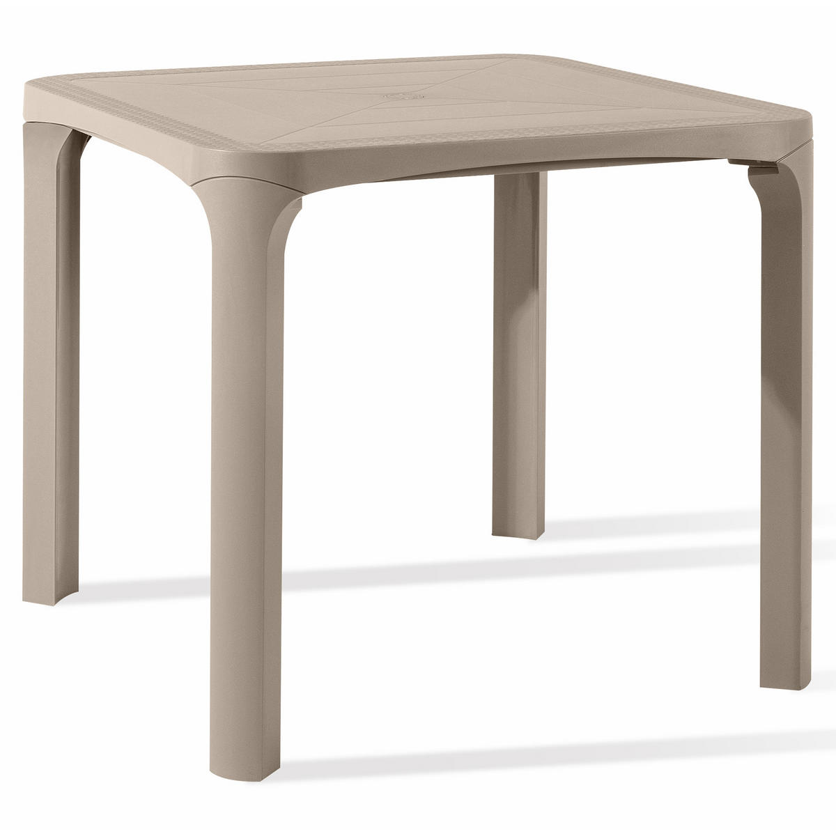 GARTENTISCH LEOPSI, Beige - Beige, Kunststoff (80/80/72cm) - KONSIMO®
