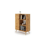 BÜCHERREGAL Fondi - Eiche Bianco, Holzwerkstoff (40/116/90cm) - RAUMHIRSCH FURNITURE
