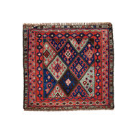 ORIENTTEPPICH handgeknüpft Gashgai Bunt 66/62 cm Schurwolle - Multicolor, Textil (62/66cm) - Looma