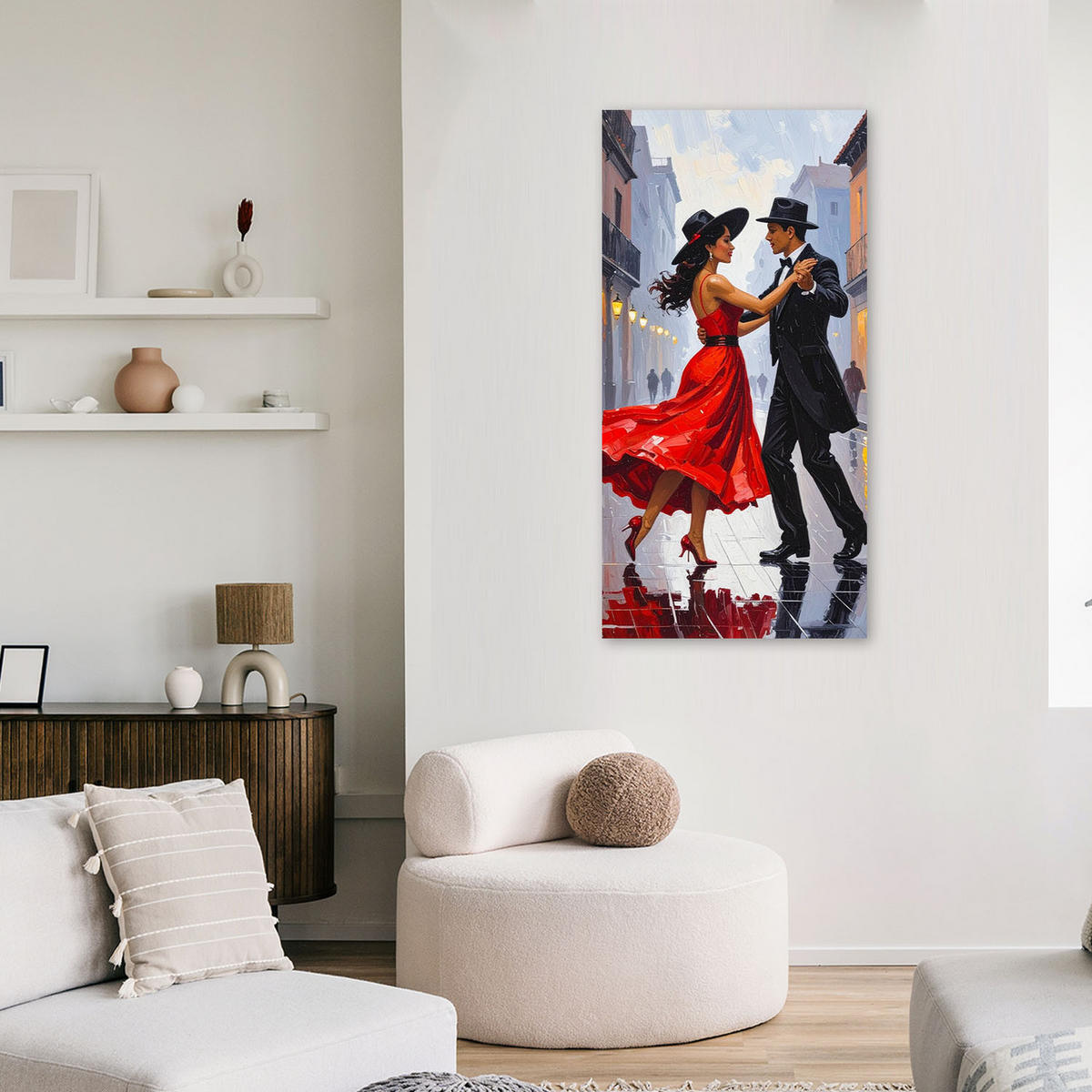 LEINWANDBILD Liebe 50x100cm - Multicolor, Textil (50/100cm) - Feeby