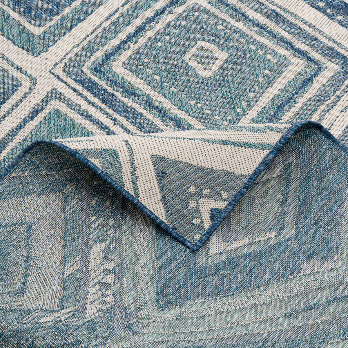IN- UND OUTDOOR TEPPICH CARPETTO - Petrol, Textil (160/235cm) - Pergamon