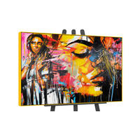 GEMÄLDE Symphonie der Farben Schattenfugenrahmen Gelb 140x100 cm - Gelb, Holz (140/100cm) - YS-art gallery