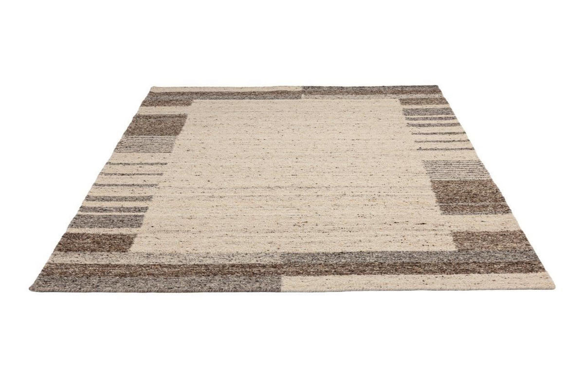 HANDWEBTEPPICH Ehrwald TK-157 Wendbar 170x240 cm - Beige, Textil (170/240cm) - THEKO