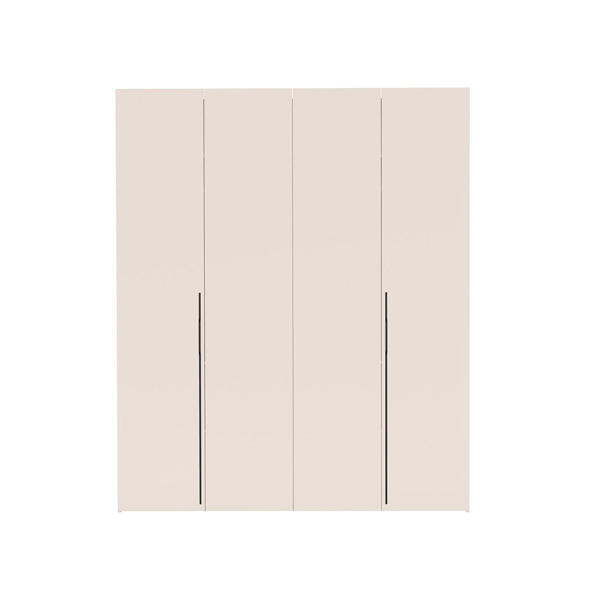 DREHTÜRENSCHRANK ANCONA 200/240/58cm 4-türig Kaschmir - Kaschmir, Holzwerkstoff (200/240/58cm) - MASSENO