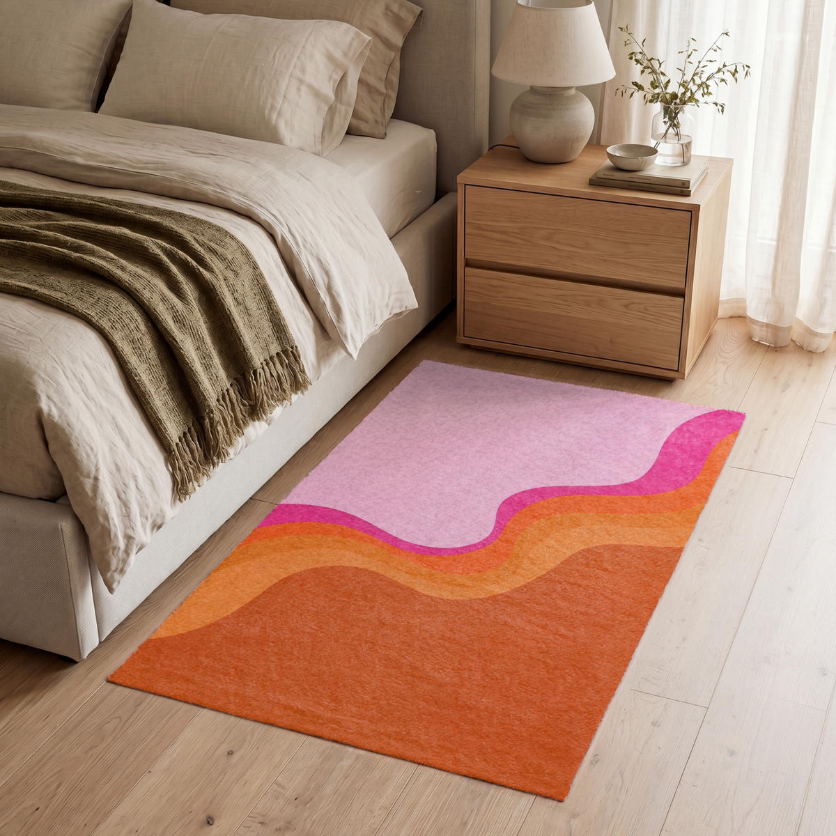 PREPROGE - Valovi - 90x150 cm - večbarvno, umetna masa/tekstil (90/0.4cm) - OnlyWow