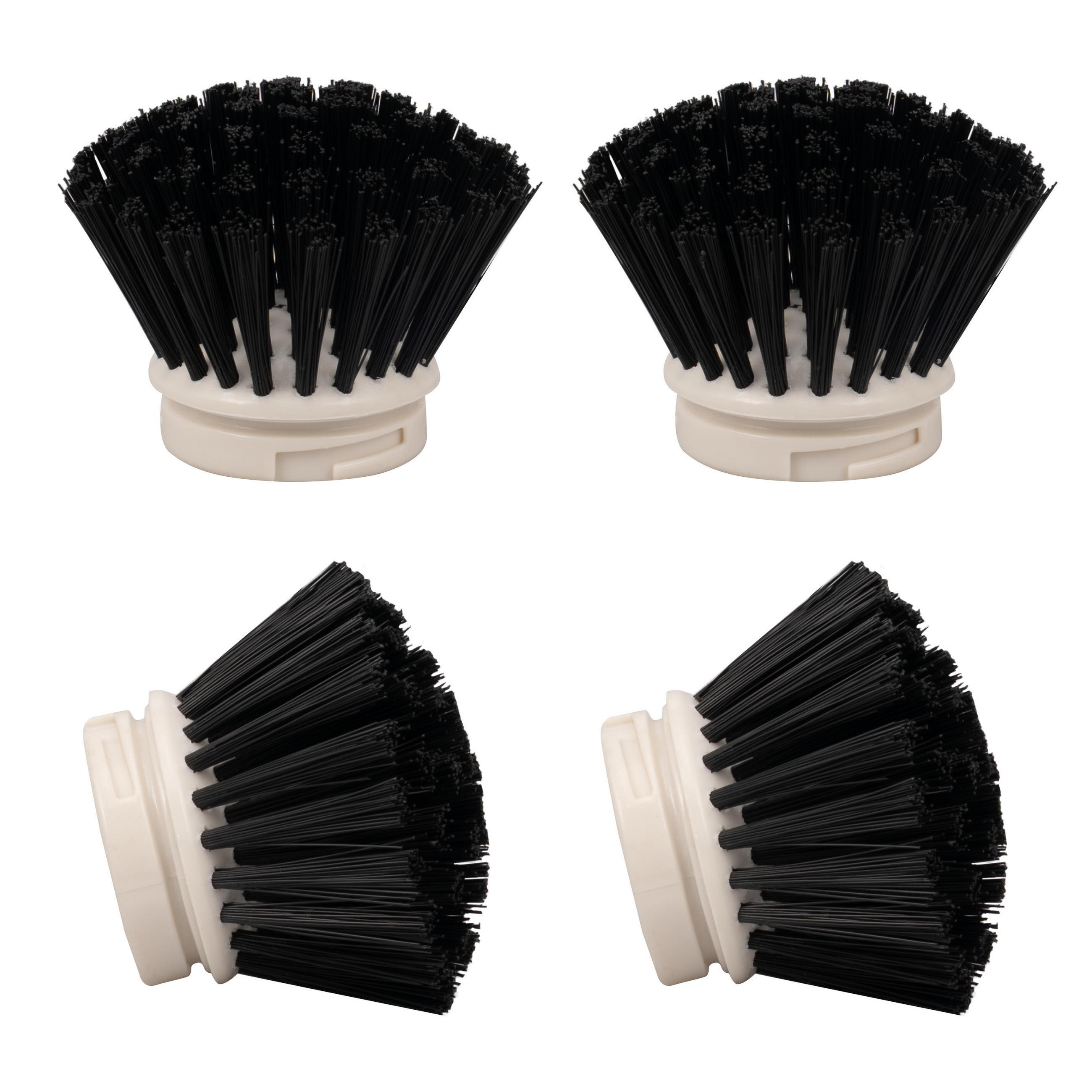 ERSATZBÜRSTEN 4er-Set, beige, Kunststoff - Beige, Kunststoff (6.5/5/6.5cm) - bremermann