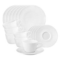 KAFFEESERVICE Life Fashion Luxury White 18er Set - Weiß, Keramik (1/1/1cm) - Seltmann Weiden