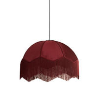 HÄNGELAMPE Malacia Rot 50/50/38 cm - Rot, Kunststoff (50/50/38cm) - Light & Living
