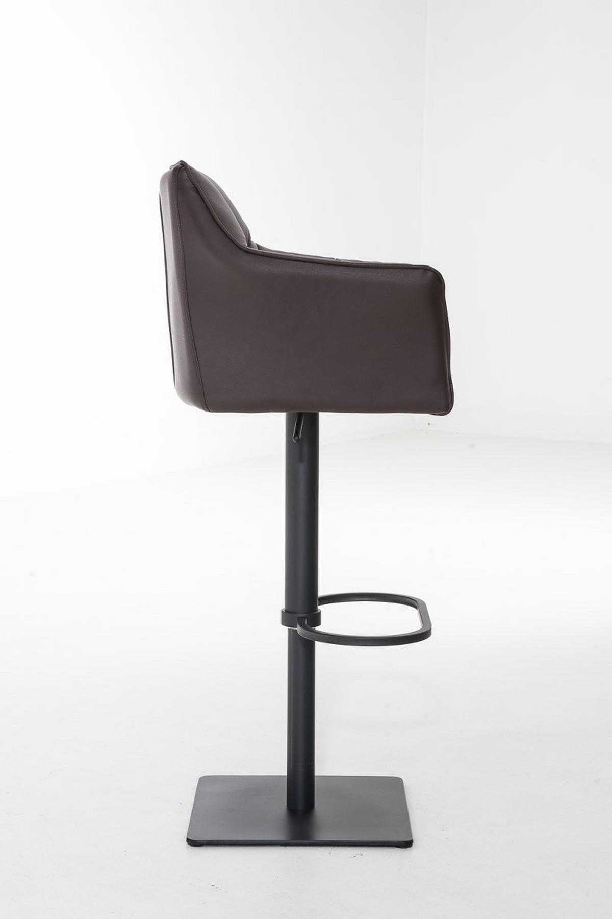 BARHOCKER Damaso 88x64x45 cm braun - Braun, Leder (64/88/45cm) - furnicato