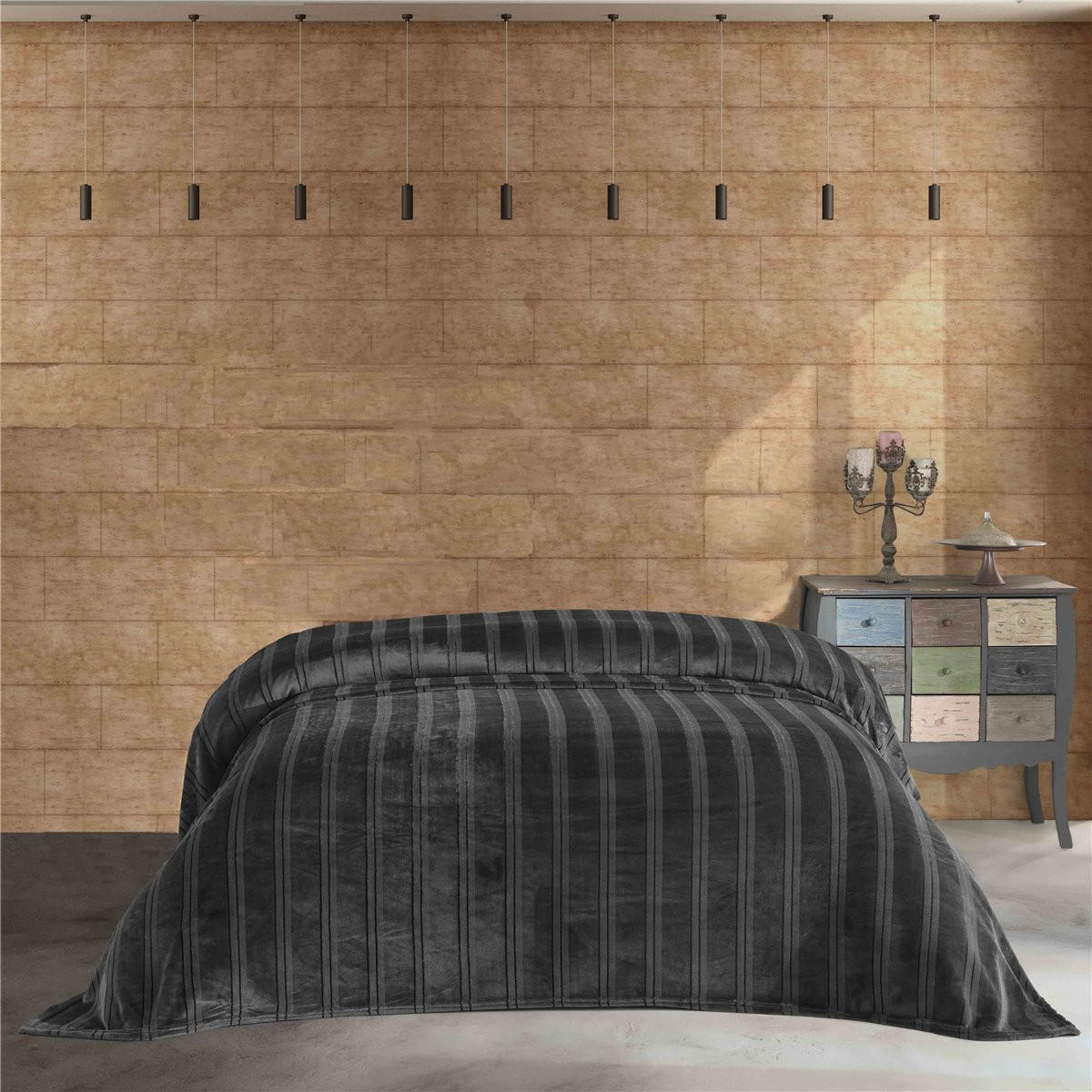 WOHNDECKE Venus 220/240 cm GRAU - Grau, Textil (220/240cm) - ROLFNERS