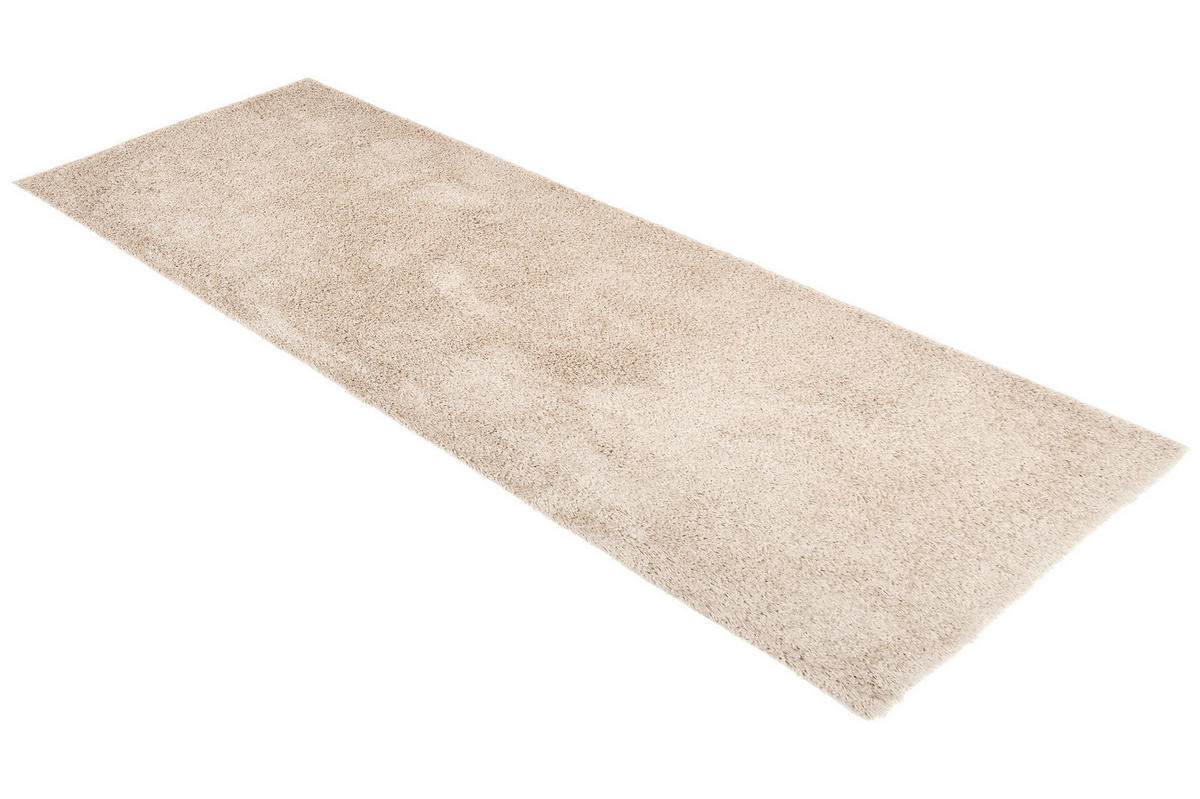 TEPPICHLÄUFER ESSENCE beige uni 80/400 cm - Beige, Textil (80/400cm) - Tapiso