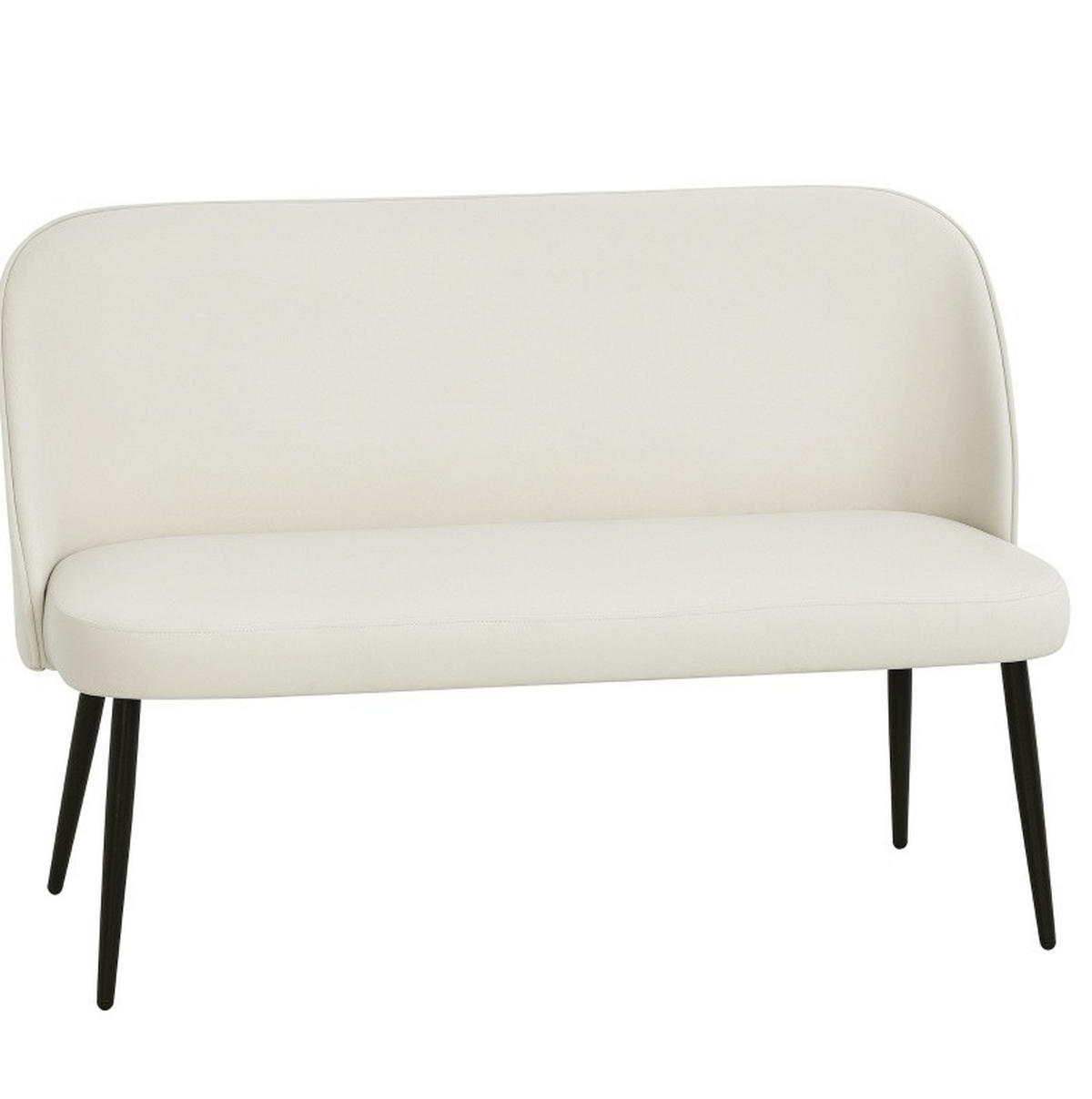 SOFA, 127/63/84,5 cm, metal/drvo bež, 2-sjed - bež, metal (63/84.5/127cm) - BEAOK