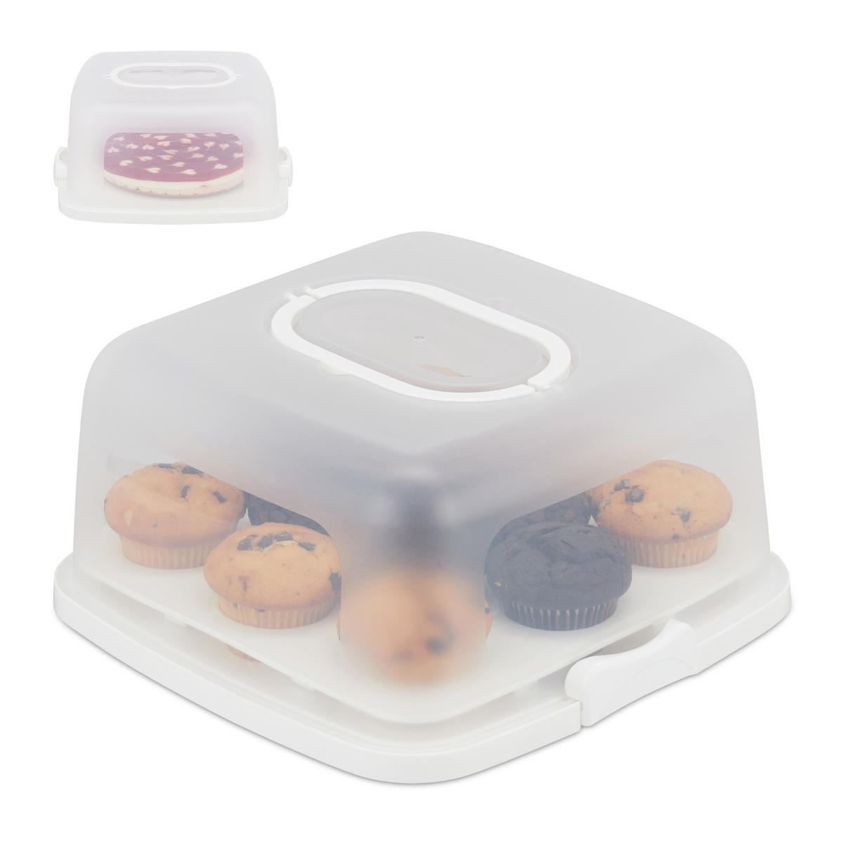 KUCHENBOX - Multicolor, Kunststoff (34/16/32.5cm) - Relaxdays