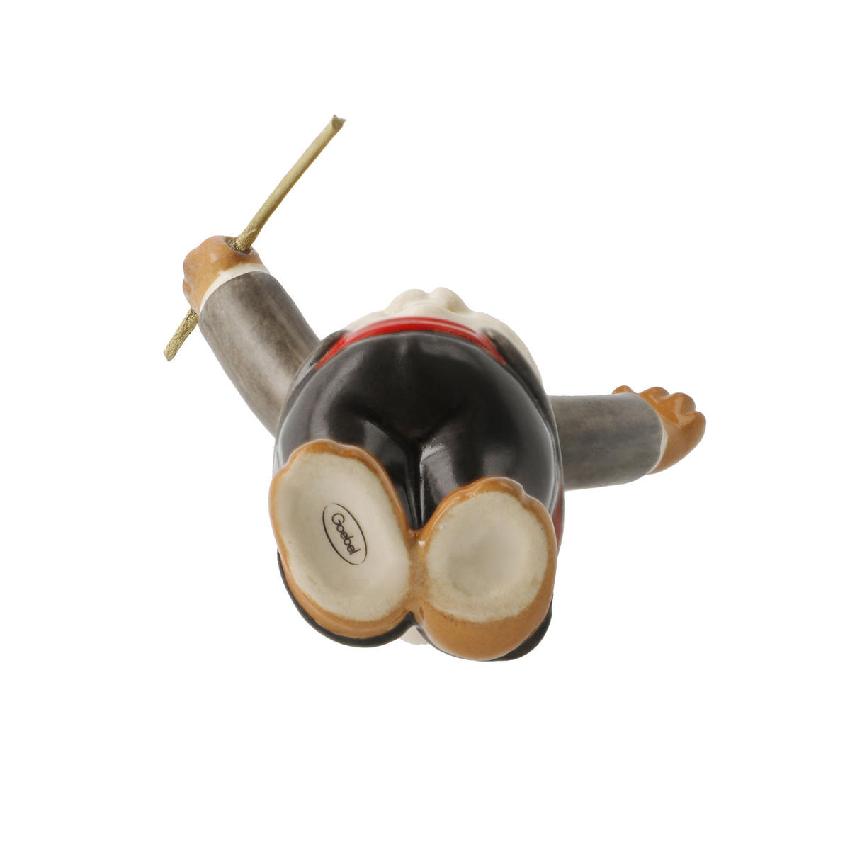 DEKOTIER Hase Genial Dirigent, Steingut, Bunt, 8 cm - Multicolor, Keramik (4.5/8/5.5cm) - Goebel