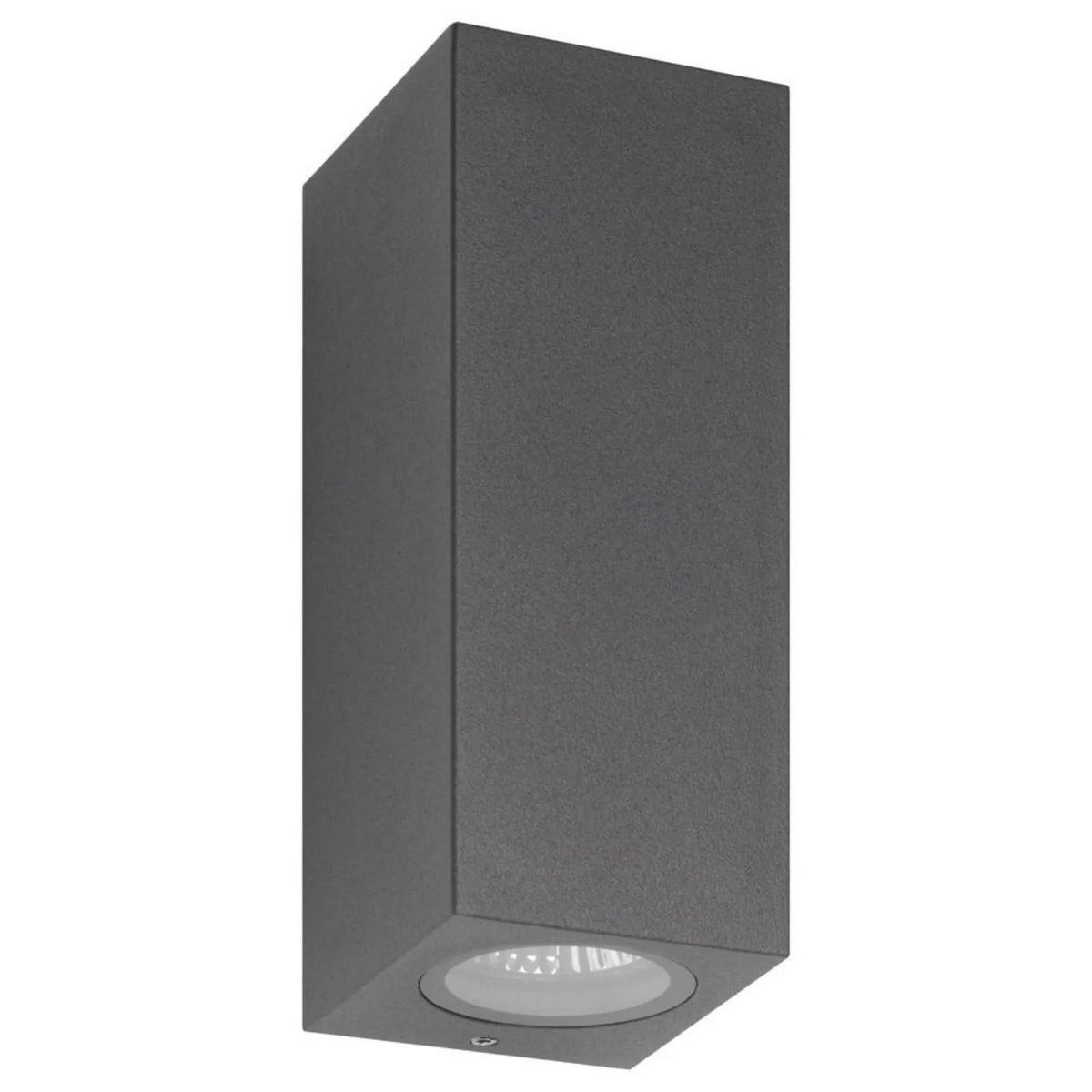 WAND- & DECKENLEUCHTE Graphit - Graphitfarben, Metall (7/16.5/8cm) - click-licht