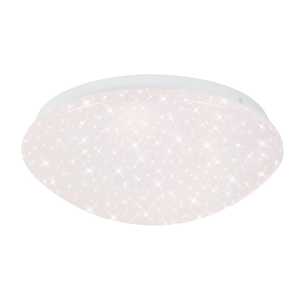 LED DECKENLEUCHTE Sterneneffekt Weiß - Weiß, Metall (28/28/6.5cm) - Briloner