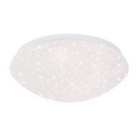 LED DECKENLEUCHTE Sterneneffekt Weiß - Weiß, Metall (28/28/6.5cm) - Briloner