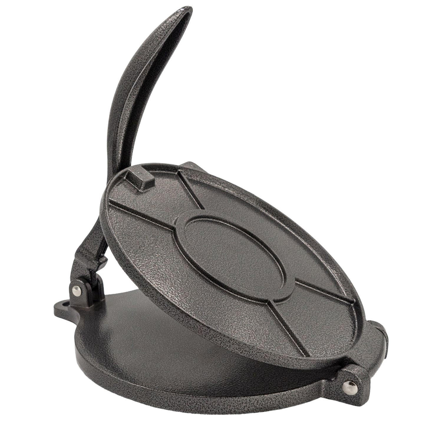 TORTILLAPRESSE - Schwarz, Metall (23cm) - Intirilife