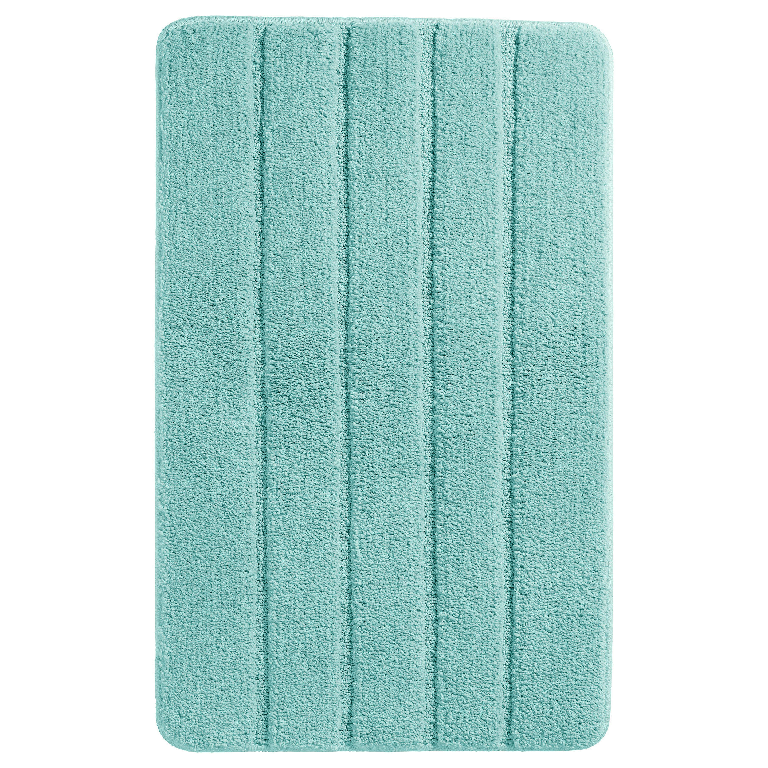 BADTEPPICH Milano - 60 x 100 cm - Helltürkis - Türkis, Textil (60/100cm) - SCHIESSER