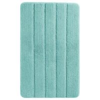 BADTEPPICH Milano - 60 x 100 cm - Helltürkis - Türkis, Textil (60/100cm) - SCHIESSER