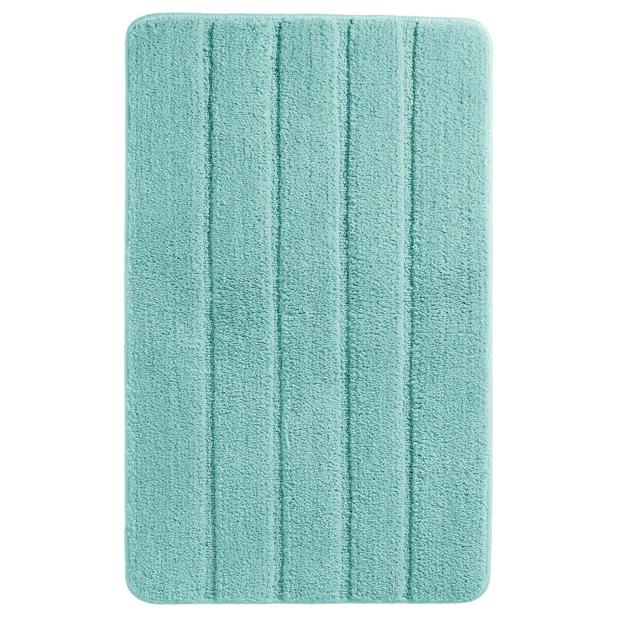 BADTEPPICH Milano - 60 x 100 cm - Helltürkis - Türkis, Textil (60/100cm) - SCHIESSER