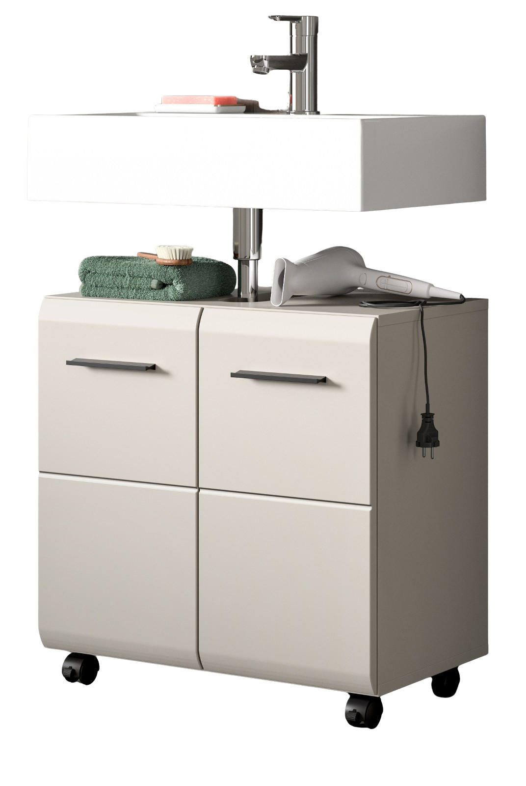Inn.Furn Waschbeckenunterschrank Kaschmir 60x58x30 cm