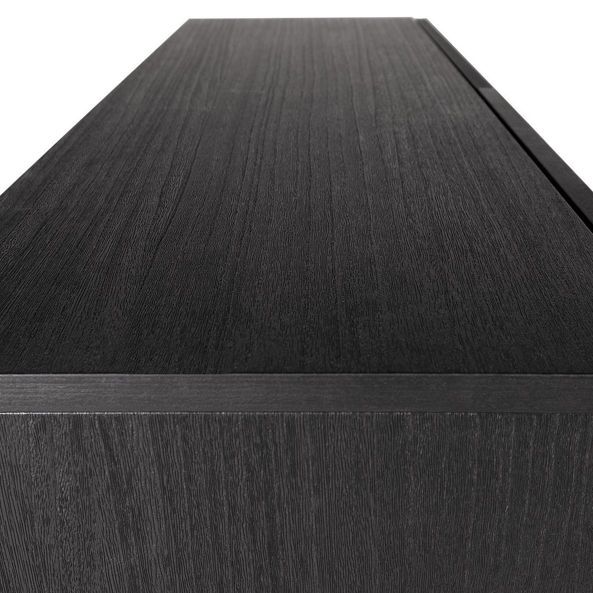 KONSOLENTISCH - Schwarz, Holzwerkstoff (40/120/80cm) - home24