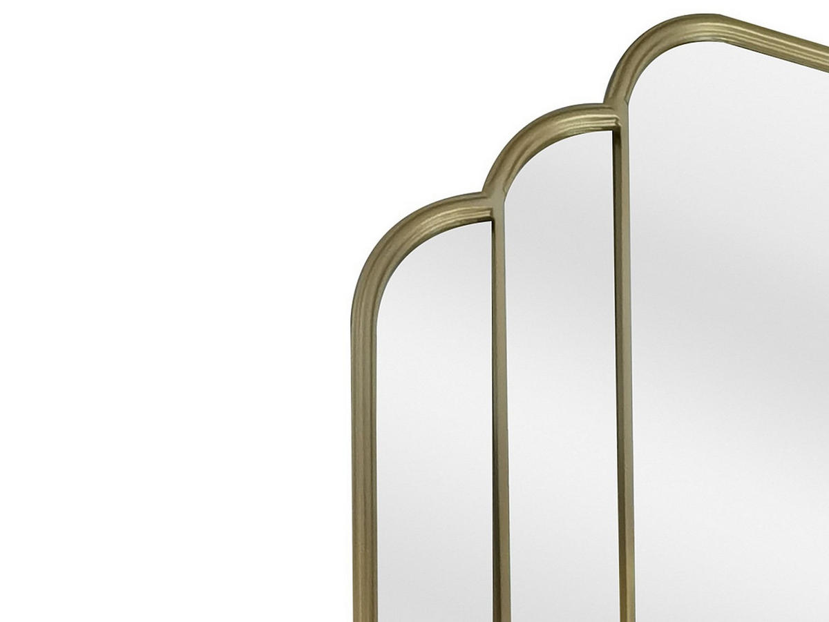 WANDSPIEGEL - 70cm x 1.5cm - Spiegelglas - goldfarben - DALVIA - Goldfarben, Glas (70/105/1.5cm) - Vente-Unique