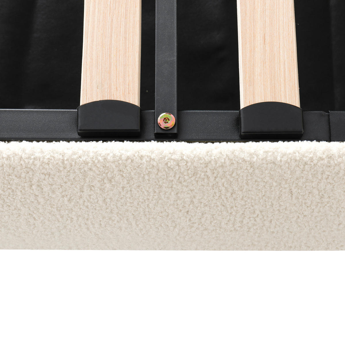ČALOUNĚNÁ postel 140/190 cm s hydraulickým úložným prostorem a lamelovým roštem z buklé látky, Béžová - béžová, textil (140/190cm) - Redom