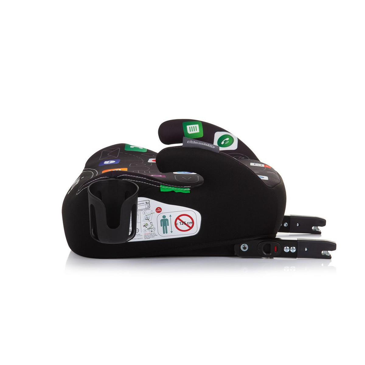 KINDERSITZ Wing i-Size schwarz Kindersitz, Sitzerhöhung Wing - Multicolor, Kunststoff (38/20/31cm) - Chipolino