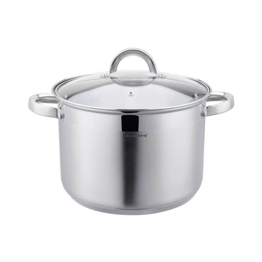 TOPF Silber 30/24/17.4 cm KB7738 - Silberfarben, Metall (24cm) - Klausberg 