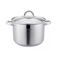TOPF Silber 30/24/17.4 cm KB7738 - Silberfarben, Metall (24cm) - Klausberg 