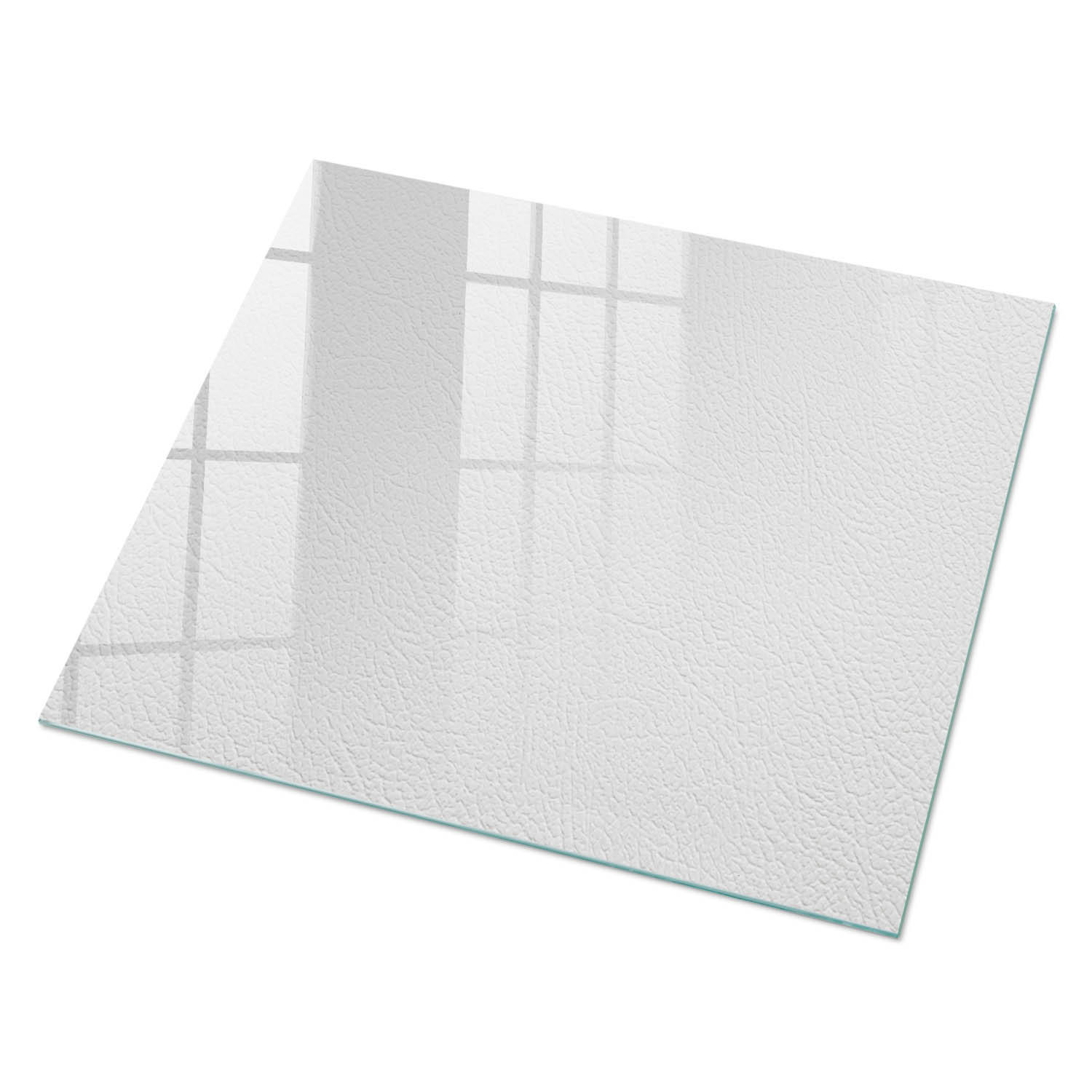 GLASPLATTE 80x60 cm – Leichte Textur - Grau, Glas (0.4/80/60cm) - ArtPrintCave