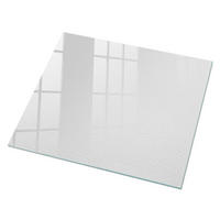 GLASPLATTE 80x60 cm – Leichte Textur - Grau, Glas (0.4/80/60cm) - ArtPrintCave
