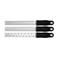 REIBEISEN Reiben (grob - mittel - fein) - 21 cm - 3 Stück - Silberfarben, Metall (3/2/33cm) - Sareva