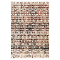 DESIGNER TEPPICH NIA VINTAGE STRIPES - Multicolor, Textil (80/150cm) - Pergamon