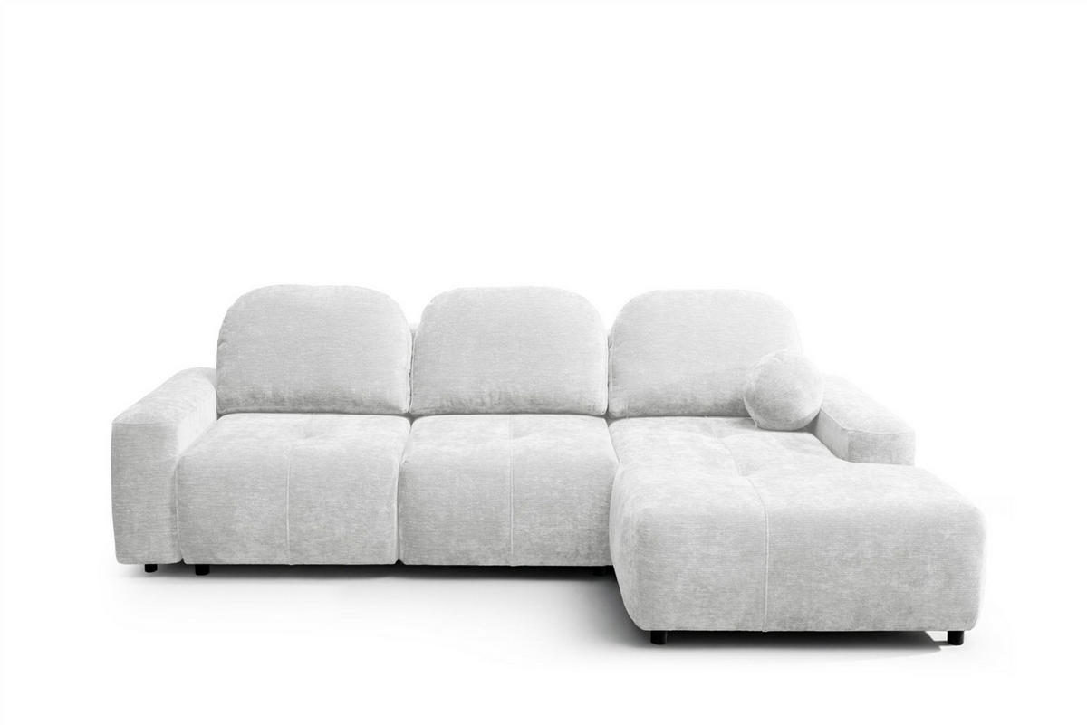 ECKSOFA Argos In Vibe - Hellgrau, Holzwerkstoff/Textil (267/170cm) - Fun Möbel