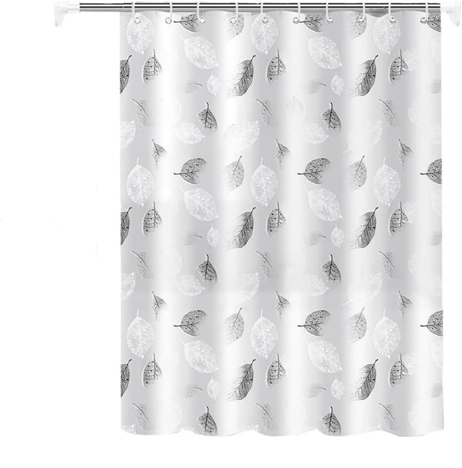 DUSCHVORHANG 120 x 200 cm schimmelresistent wasserdicht Badezimmer - Weiß, Kunststoff (200/120cm) - MCBOSON