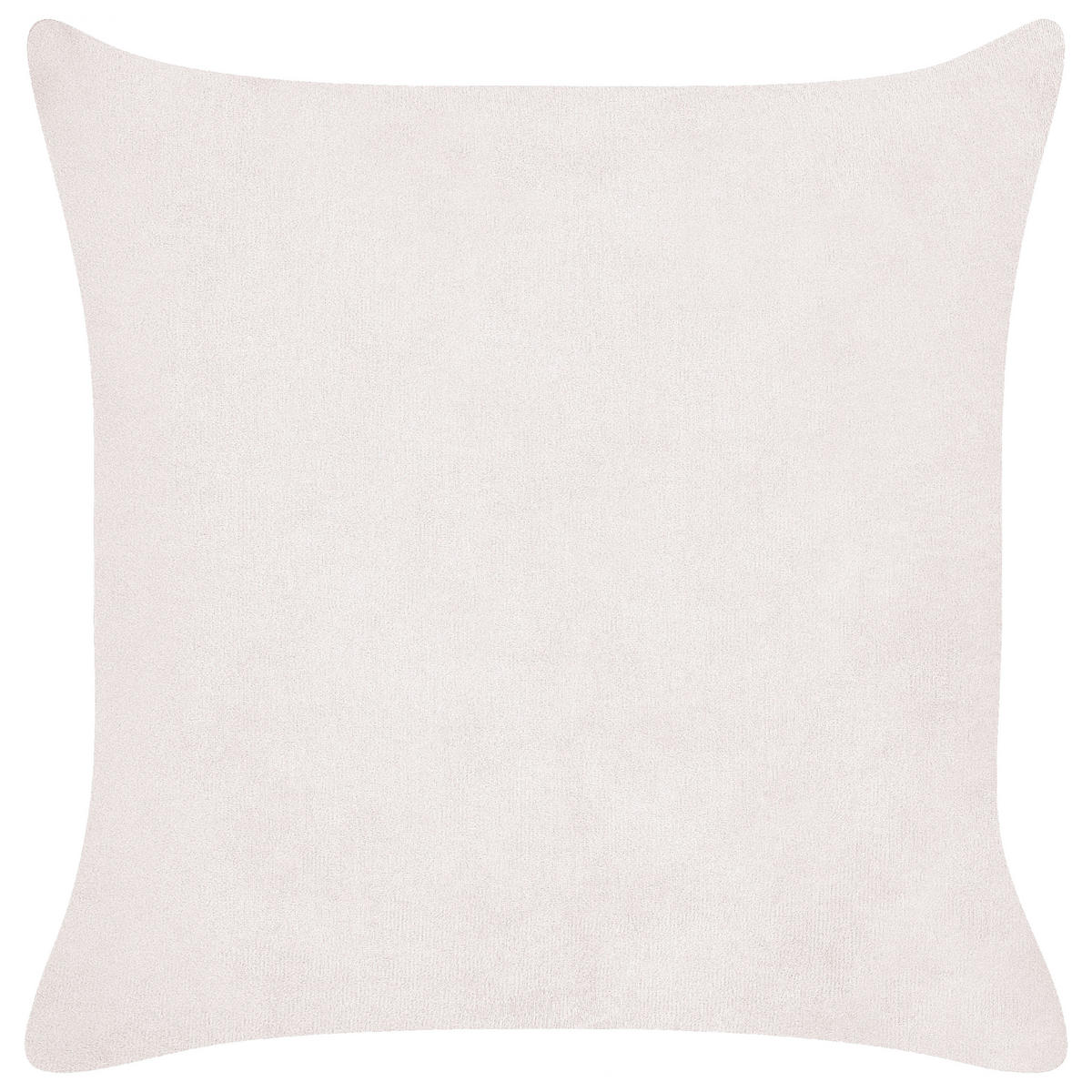 DEKOKISSEN CORD 2er-Set Cremeweiß 43/43 cm Millet - Ecru, Textil (43/43cm) - Beliani