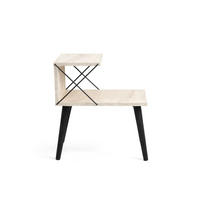 NACHTTISCH cross beige - Beige, Holz (40/55/50cm) - Habitat Garten